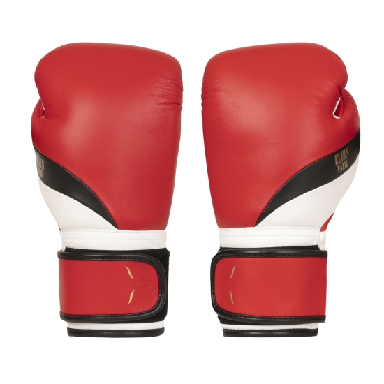 Elegant boxing ELION Paris Velcro - Matte Red/Black/Matte White